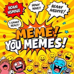 A vibrant and colorful background perfect for a YouTube channel that features memes and roast videos