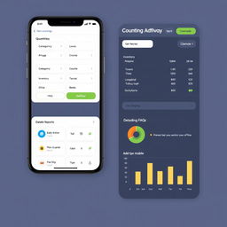 Design a user-friendly interface for an inventory counting service