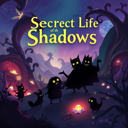 An imaginative and mystical illustration of 'The Secret Life of Shadows'