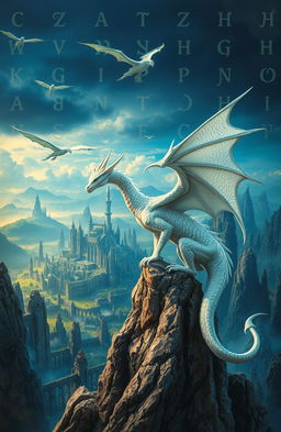 A captivating fantasy novel cover featuring ancient runes glowing softly in the background