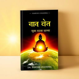A compelling book cover for 'उपासना उद्धारक - सरल सांख्य भाष्य' authored by Dr