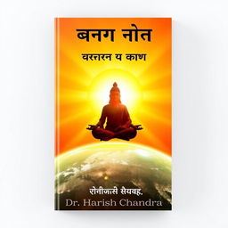 A compelling book cover for 'उपासना उद्धारक - सरल सांख्य भाष्य' authored by Dr