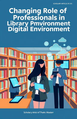 A scholarly article cover illustrating the theme 'Changing Role of Library Professionals in Digital Environment'