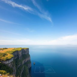 A scenic vista showcasing a cliffside landscape designed for paragliding activities, emphasizing the natural beauty of the location
