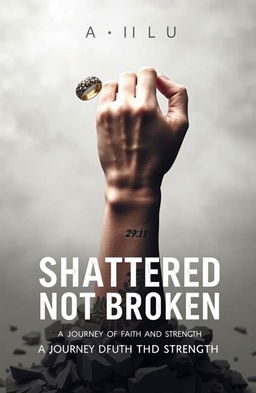 A striking and surreal image of a female left arm emerging from a shattered base, emphasizing the theme of resilience