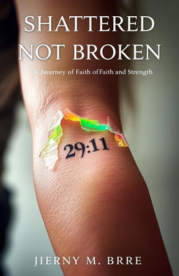 A close-up of a woman's left arm displaying a tattoo on the inner wrist that reads '29:11'