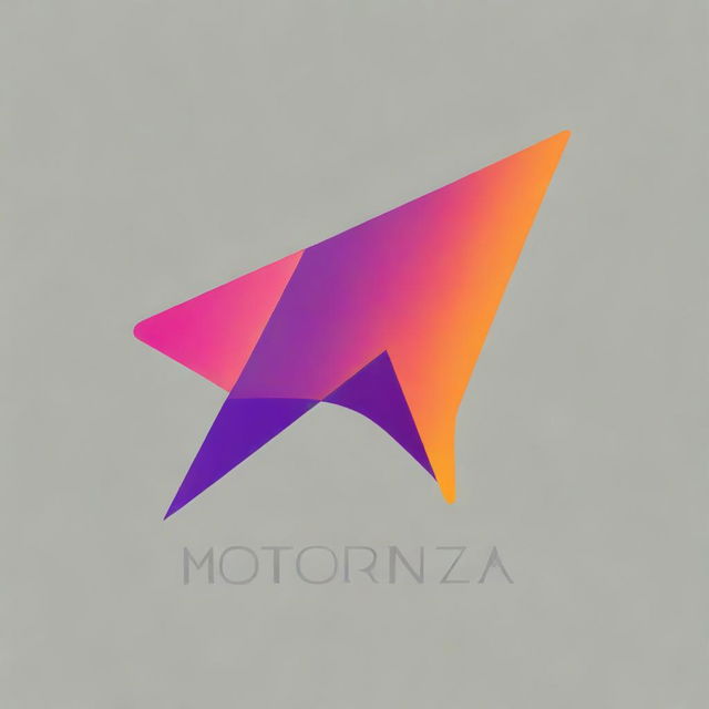 A digital art image exhibiting a bold, vibrant design, representing the modernized company brand of Motornova