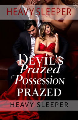 A stunning book cover design for 'Devil's Prized Possession' by HeavySleeper featuring two couples in a passionate embrace