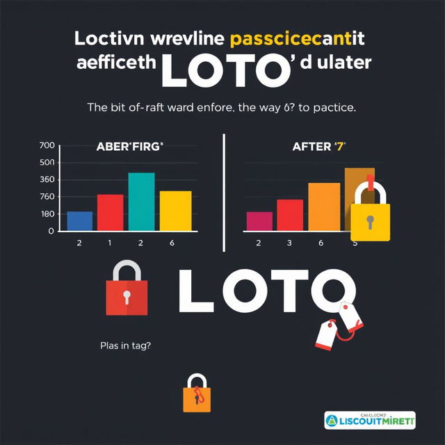 A visually appealing graphic illustrating the reduction of workplace accidents after the implementation of the LOTO (Lockout/Tagout) system