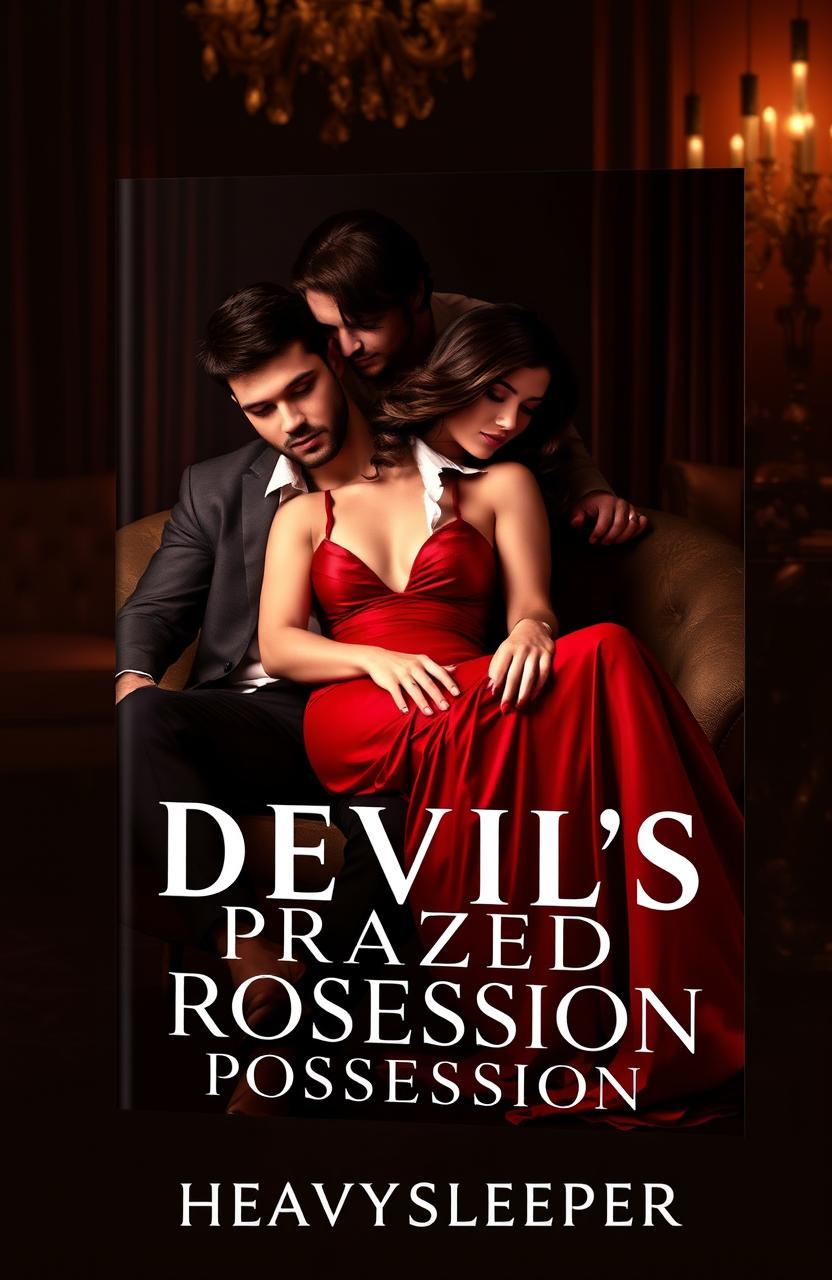 A stunning book cover design for 'Devil's Prized Possession' by 'HeavySleeper'