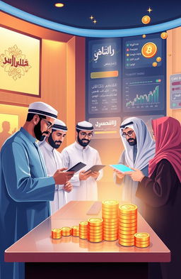 An engaging and informative illustration of Islamic digital finance and its opportunities in the banking industry