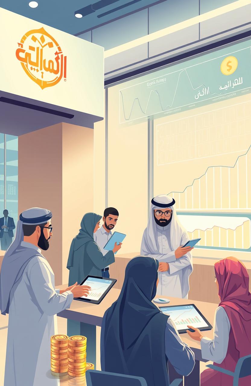 An engaging and informative illustration of Islamic digital finance and its opportunities in the banking industry