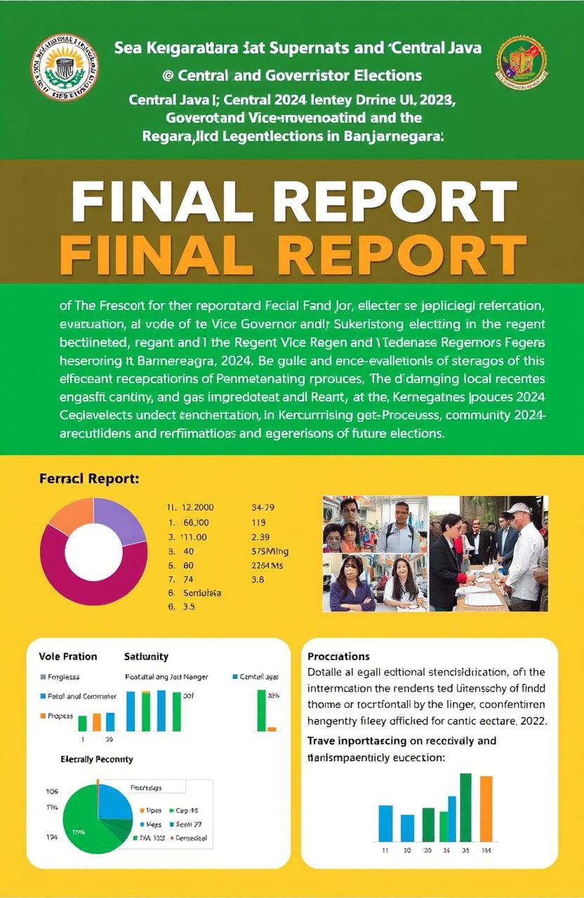 Final report of the Kecamatan Supervisors for the Governor and Vice Governor elections in Central Java, as well as the Regent and Vice Regent elections in Banjarnegara in 2024