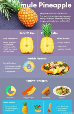 The benefits and drawbacks of eating pineapple, also known for its tropical and refreshing taste