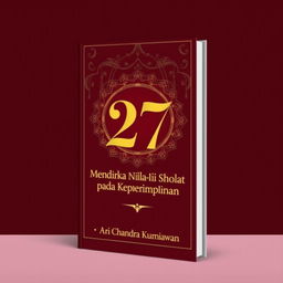 A book cover design for a book titled '27' with the subtitle 'Mendirikan Nilai-Nilai Sholat pada Kepemimpinan'
