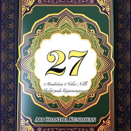A book cover for '27' with the subtitle 'Mendirikan Nilai-Nilai Sholat pada Kepemimpinan'