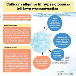 A detailed explainer on the role of Calcium alginate hydrogel beads in treating uranium-containing wastewater, highlighting their structure, properties, and mechanisms of action