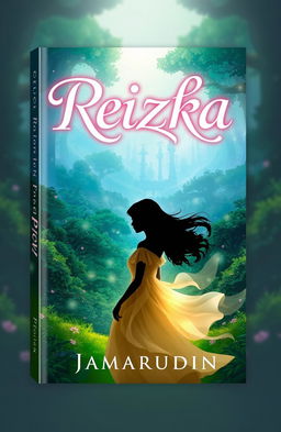 A captivating book cover design for the novel 'Reizka' by Jamarudin