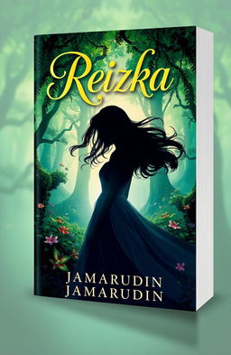 A captivating book cover design for the novel 'Reizka' by Jamarudin