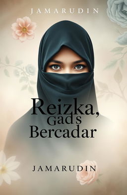 Book cover design for a novel titled 'Reizka, Gadis Bercadar' by Jamarudin