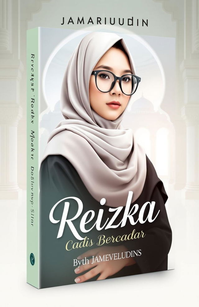 Book cover design for the novel 'Reizka, Gadis Bercadar' by author Jamarudin