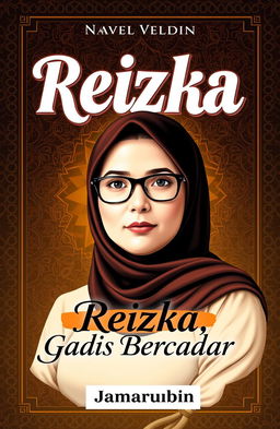 Cover design for the novel titled "Reizka, Gadis Bercadar" by Jamarudin