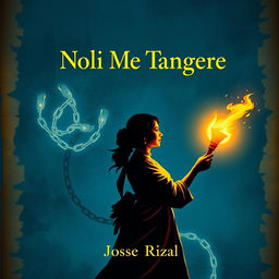 A captivating book cover design for Jose Rizal's novel 'Noli Me Tangere'