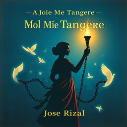 A captivating book cover design for Jose Rizal's novel 'Noli Me Tangere'