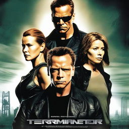 An ultra-high definition digital art poster for the film 'Terminator: Nemesis'