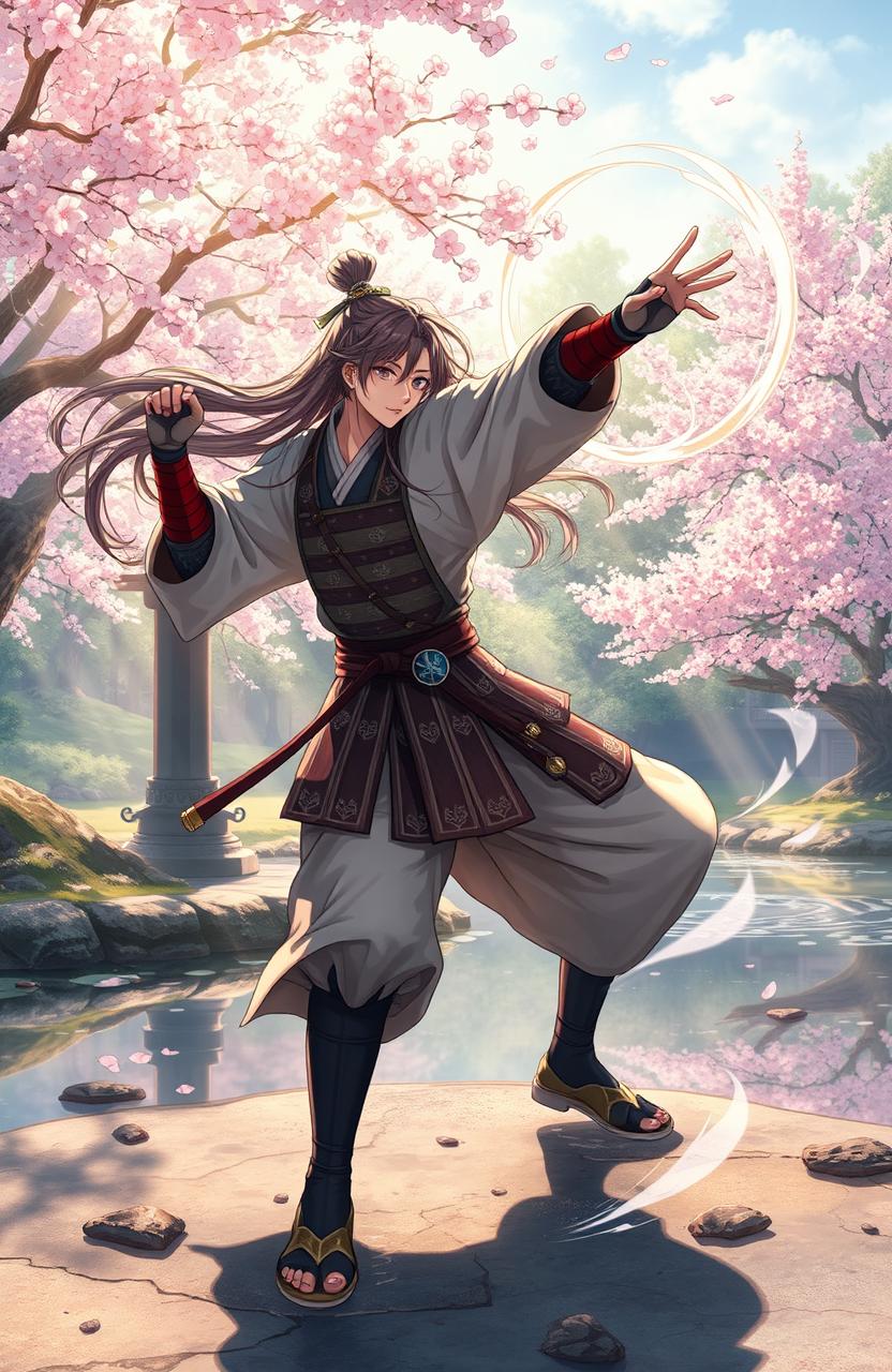 A captivating scene from a Japanese light novel centered around martial arts cultivation