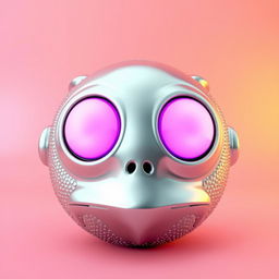 A 3D rendering of a futuristic alien object showcasing a unique and mesmerizing design