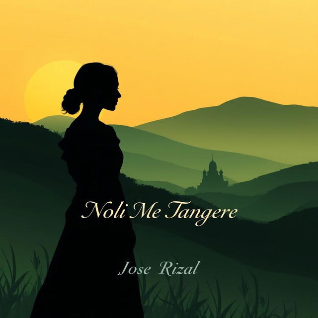 A captivating book cover design for the classic novel 'Noli Me Tangere' by José Rizal