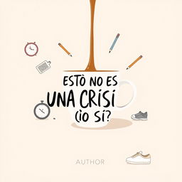 A minimalistic digital illustration designed for a book cover