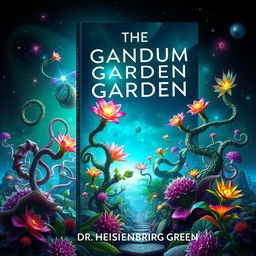 A book cover design for 'The Quantum Garden' by Dr