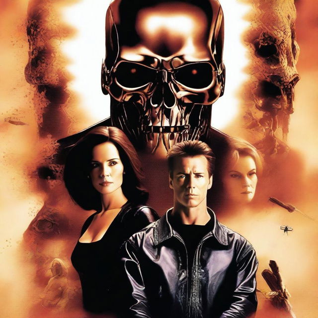 A high-resolution digital art poster of the fictional movie 'Terminator: Nemesis'