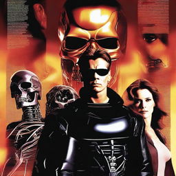 A high-resolution digital art poster of the fictional movie 'Terminator: Nemesis'