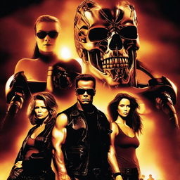 A high-resolution digital art poster of the fictional movie 'Terminator: Nemesis'