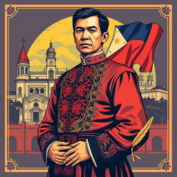 A vibrant poster of Dr