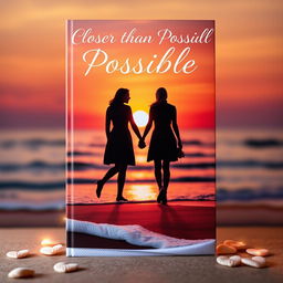 A romantic book cover for the title 'Closer Than Possible', featuring a dreamy and intimate scene that captures the essence of a love story