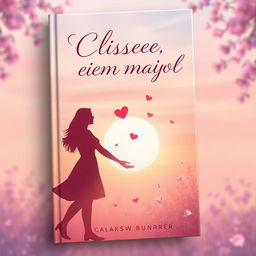 A beautiful and romantic 2D book cover for a love story titled 'Closer Than Possible'