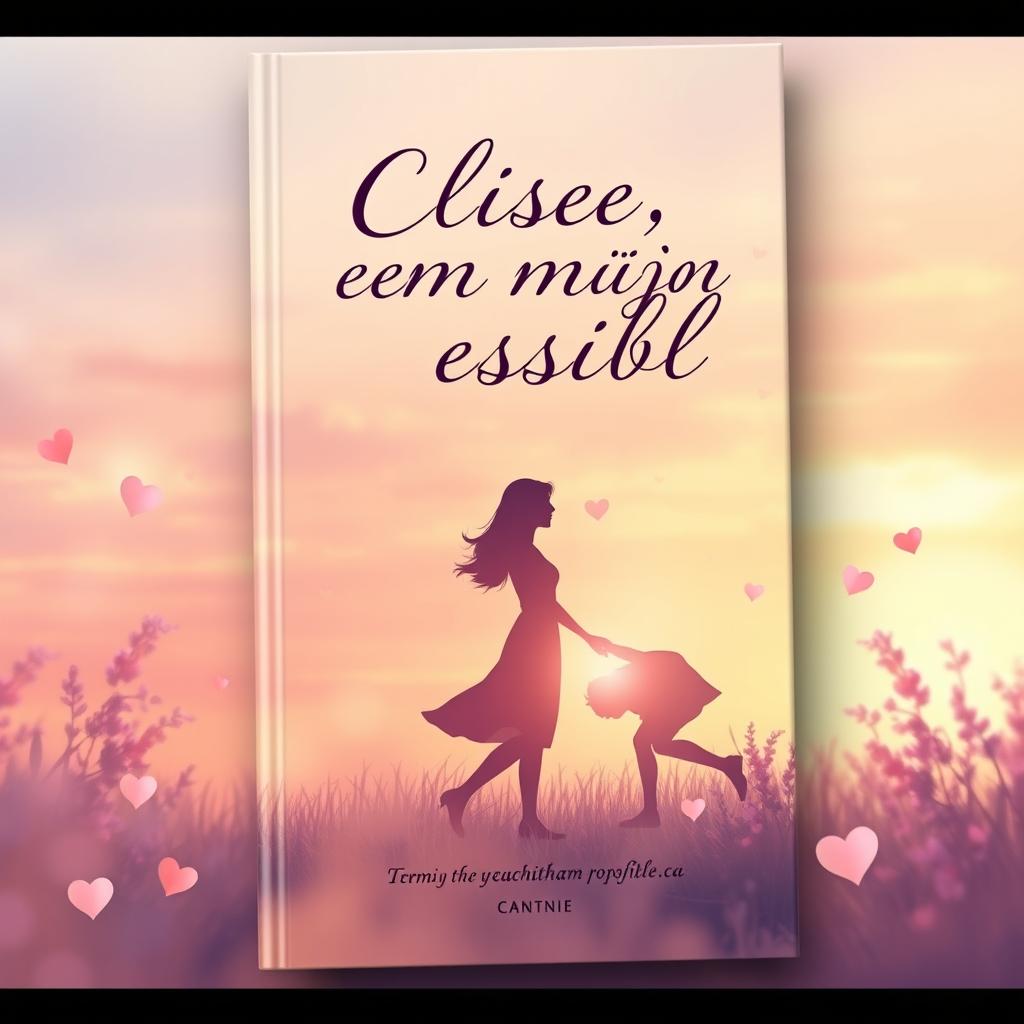 A beautiful and romantic 2D book cover for a love story titled 'Closer Than Possible'
