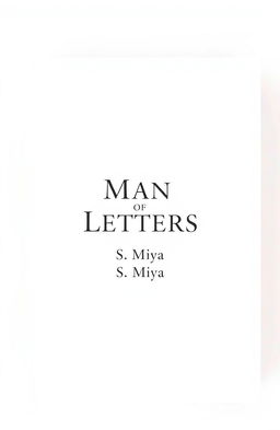 A clean and minimalist poetry book cover featuring a pure white background