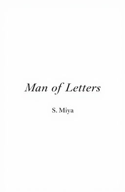 A clean and minimalist poetry book cover featuring a pure white background