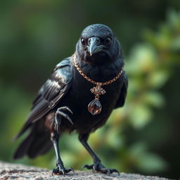 A small crow with a beautiful face and striking black eyes, showcasing its cute body