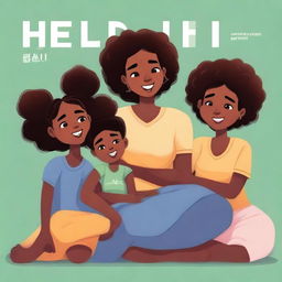 A high-quality digital art book cover for 'Help! I'm (single) mom', showcasing a nearly asleep and tired mother on a sofa