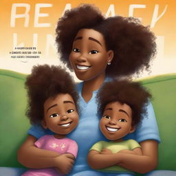 A high-quality, photorealistic book cover for 'Help! I'm (single) mom'