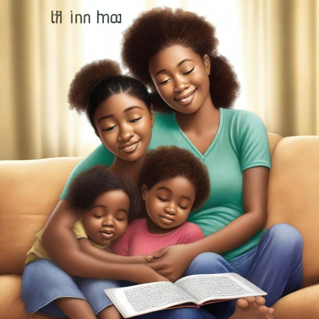 A high-quality, photorealistic book cover for 'Help! I'm (single) mom'