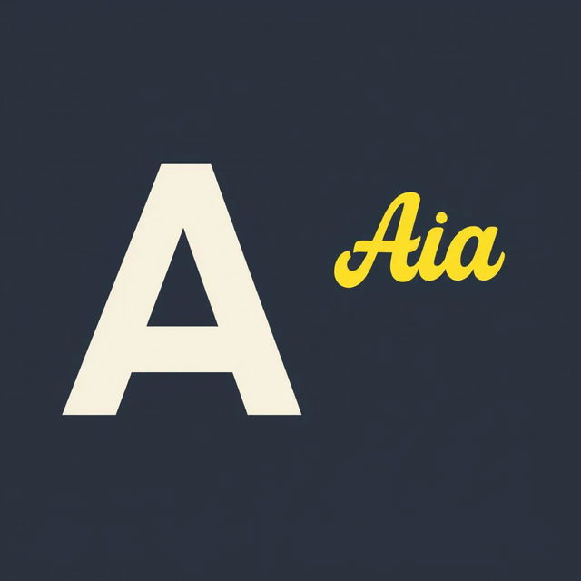 Create three original and distinct typographic patterns based on the letter 'A'