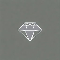 A high-quality, digital art image of a diamond logo