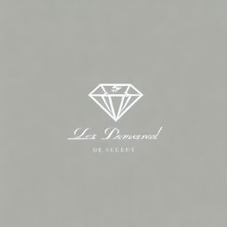 A high-quality, digital art image of a diamond logo